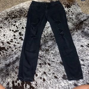 Kancan Black Distressed Jeans